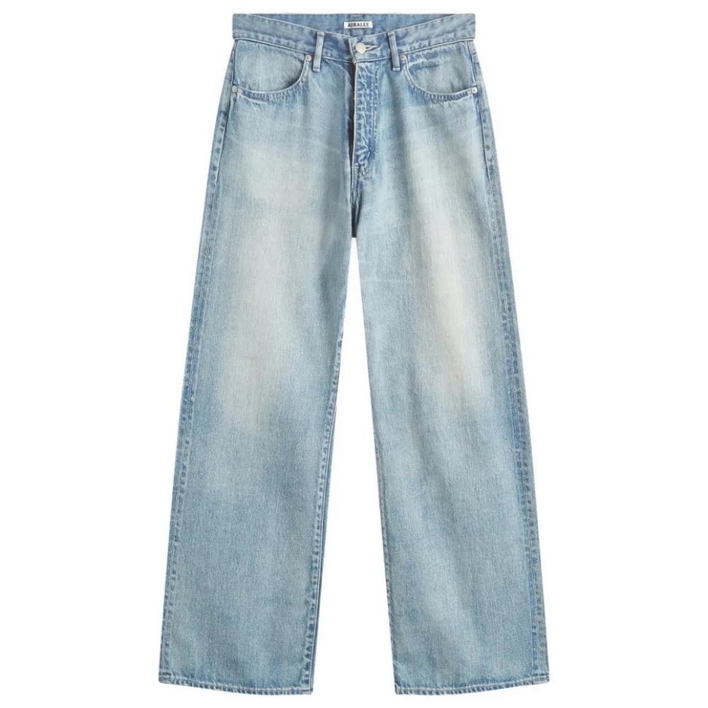 Auralee Light Indigo Selvedge Denim (28)  Japanese Size 2